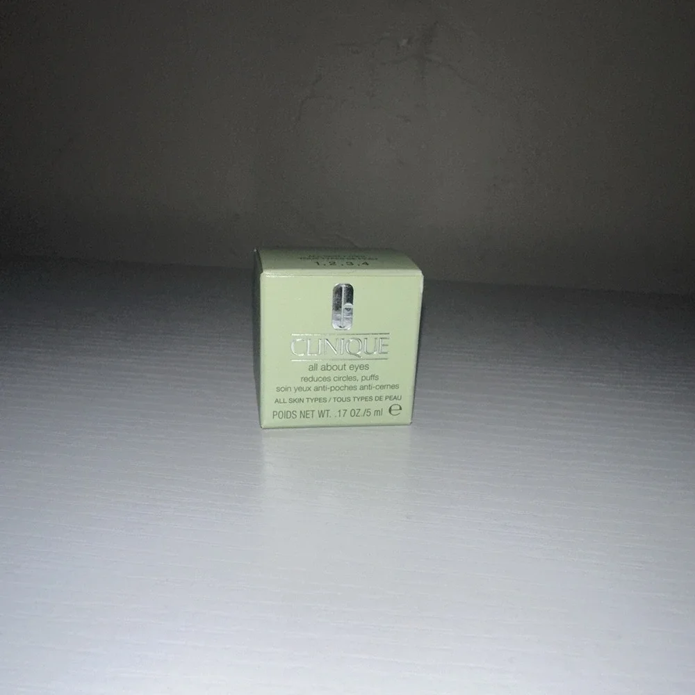 CLINIQUE All About Eyes MINI (.17oz/5mL) New In Box All Skin Types‎